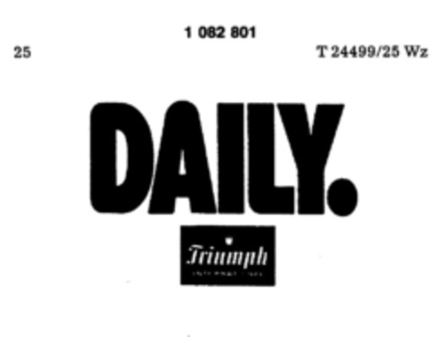 DAILY. Triumph INTERNATIONAL Logo (DPMA, 04/26/1985)