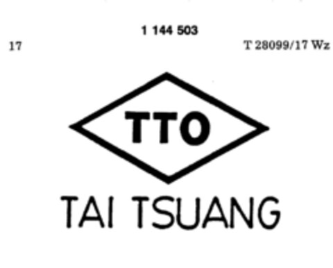 TTO TAI TSUANG Logo (DPMA, 05.10.1988)