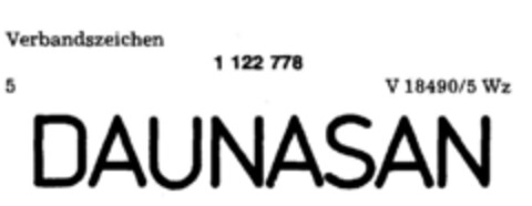 DAUNASAN Logo (DPMA, 06/10/1983)