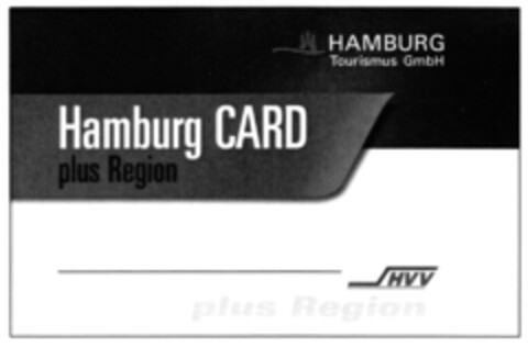 Hamburg CARD plus Region HAMBURG Tourismus GmbH HVV plus Region Logo (DPMA, 03/04/2010)