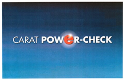 CARAT POWeR-CHECK Logo (DPMA, 17.05.2010)