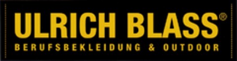 ULRICH BLASS BERUFSBEKLEIDUNG & OUTDOOR Logo (DPMA, 03.08.2011)