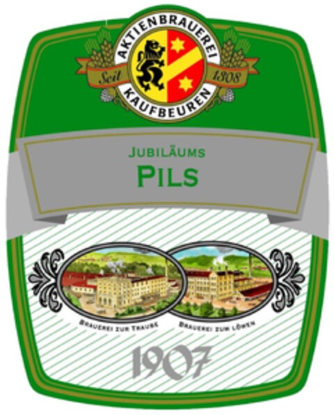 JUBILÄUMS PILS Logo (DPMA, 27.09.2012)