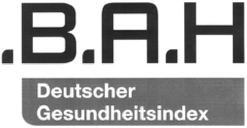 .B.A.H Deutscher Gesundheitsindex Logo (DPMA, 10/25/2013)