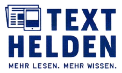 TEXT HELDEN MEHR LESEN. MEHR WISSEN. Logo (DPMA, 29.10.2014)