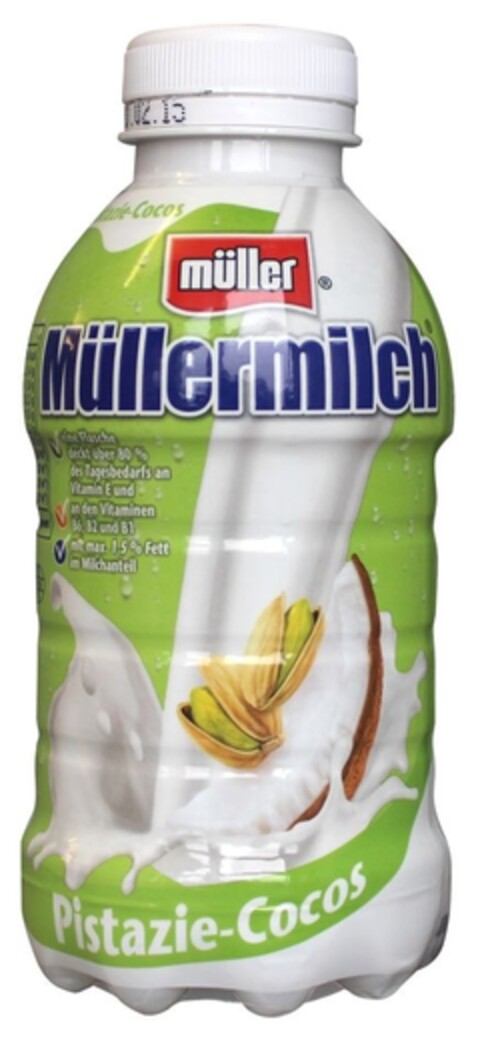 Müllermilch Pistazie-Cocos Logo (DPMA, 01/23/2015)