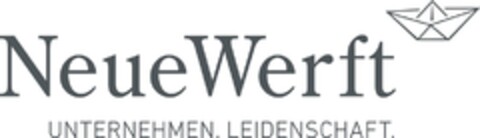 NeueWerft UNTERNEHMEN. LEIDENSCHAFT. Logo (DPMA, 09.11.2015)