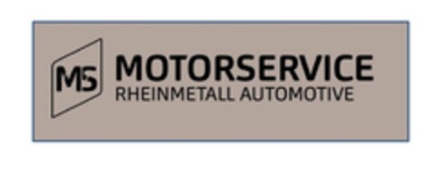 MS MOTORSERVICE RHEINMETALL AUTOMOTIVE Logo (DPMA, 26.08.2016)