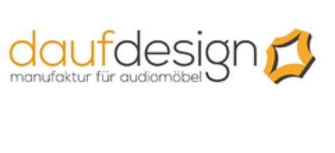 daufdesign manufaktur für audiomöbel Logo (DPMA, 09.02.2016)