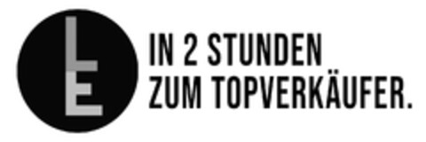 LE IN 2 STUNDEN ZUM TOPVERKÄUFER. Logo (DPMA, 18.11.2020)