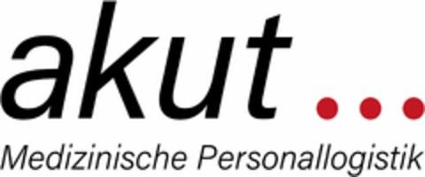 akut Medizinische Personallogistik Logo (DPMA, 02.08.2021)