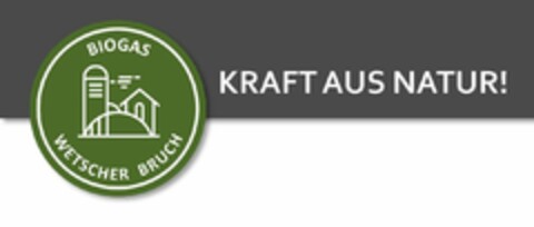 BIOGAS WETSCHER BRUCH KRAFT AUS NATUR! Logo (DPMA, 18.01.2024)