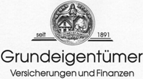 Grundeigentümer Versicherungen und Finanzen Logo (DPMA, 04.03.2003)