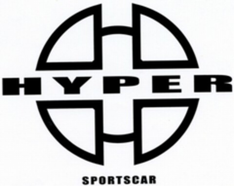 HYPER SPORTSCAR Logo (DPMA, 04/23/2003)