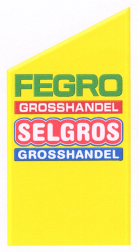 FEGRO GROSSHANDEL SELGROS GROSSHANDEL Logo (DPMA, 12.05.2006)