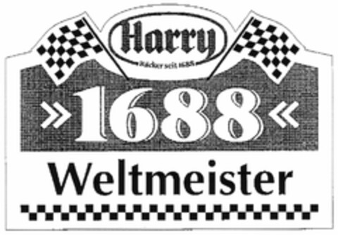 Harry Bäcker seit 1688 1688 Weltmeister Logo (DPMA, 14.08.2006)