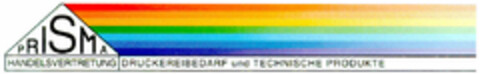 PRISMA HANDELSVERTRETUNG DRUCKEREIBEDARF und TECHNISCHE PRODUKTE Logo (DPMA, 19.01.1996)