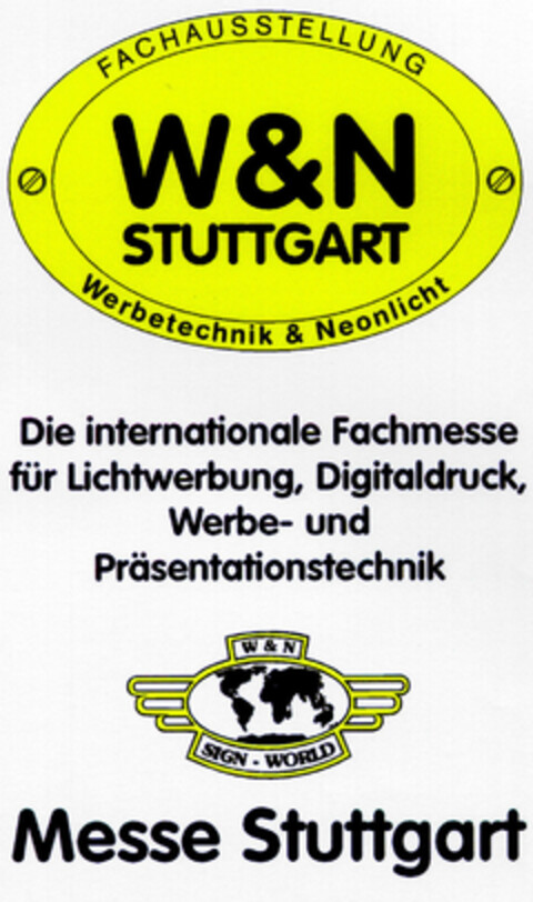 W&N STUTTGART Logo (DPMA, 08.05.1998)