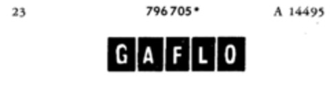 G A F L O Logo (DPMA, 03.07.1964)