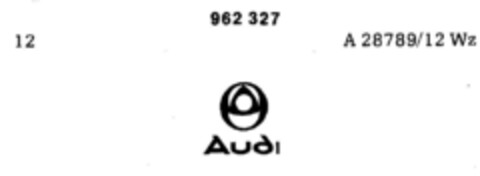 Audi Logo (DPMA, 12/08/1976)