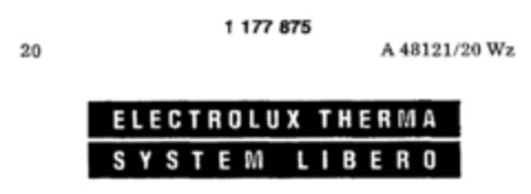 ELECTROLUX THERMA SYSTEM LIBERO Logo (DPMA, 14.05.1990)