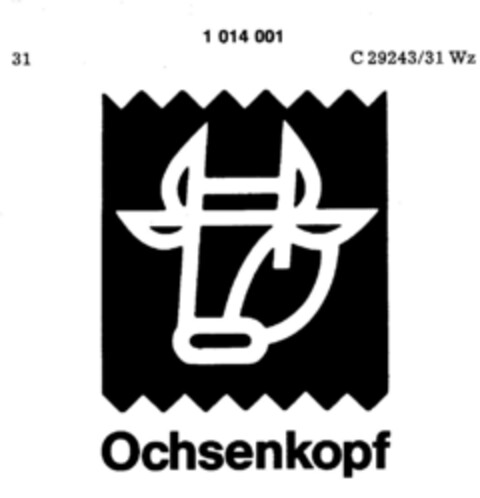 Ochsenkopf Logo (DPMA, 25.03.1980)