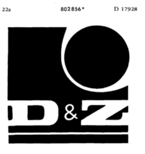 D & Z Logo (DPMA, 23.12.1964)