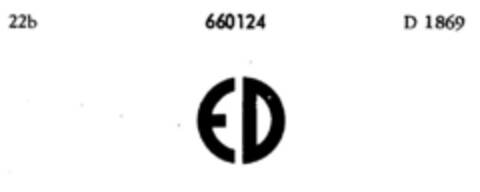 ED Logo (DPMA, 26.01.1952)
