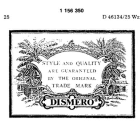 DISMERO Logo (DPMA, 18.02.1989)