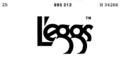 L`eggs Logo (DPMA, 16.04.1970)