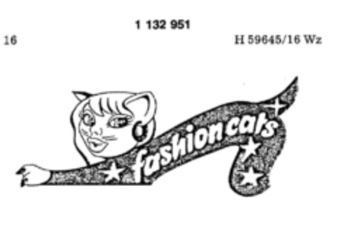 fashioncats Logo (DPMA, 08.06.1988)