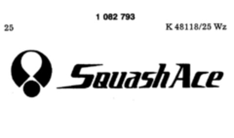 Squash Ace Logo (DPMA, 16.02.1985)