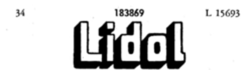 Lidol Logo (DPMA, 03.04.1913)