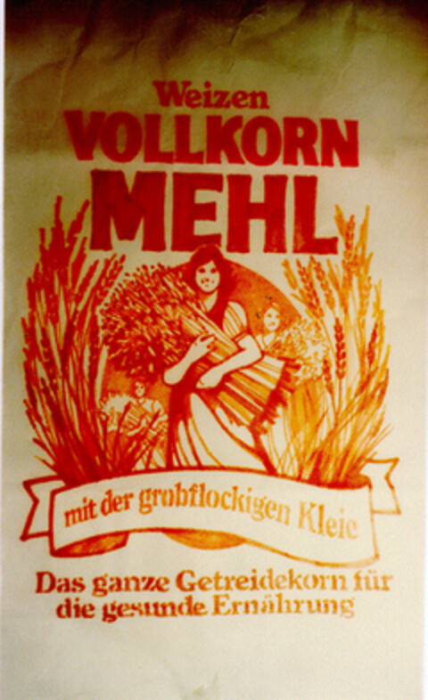 Weizen VOLLKORN MEHL Logo (DPMA, 27.02.1979)