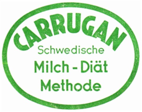 CARRUGAN Schwedische Milch - Diät Methode Logo (DPMA, 01.08.1953)