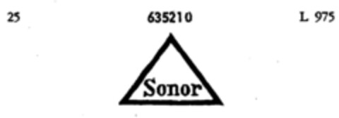 Sonor Logo (DPMA, 19.10.1950)