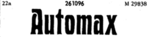 Automax Logo (DPMA, 01.03.1920)