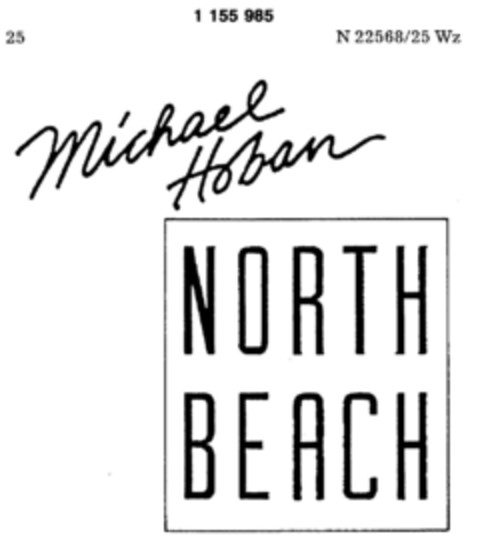 NORTH BEACH  Michael Hoban Logo (DPMA, 05.08.1989)