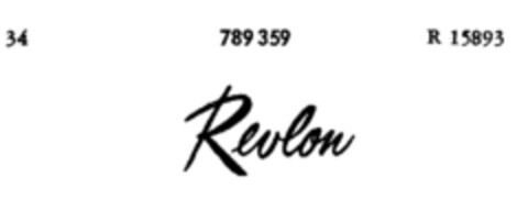 Revlon Logo (DPMA, 15.03.1962)