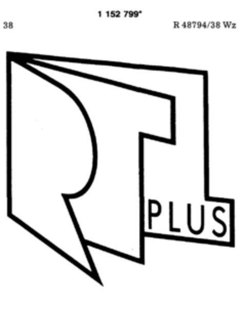 RTL PLUS Logo (DPMA, 12.12.1989)