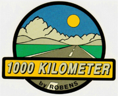 1000 KILOMETER by ROBENS Logo (DPMA, 05/21/1990)