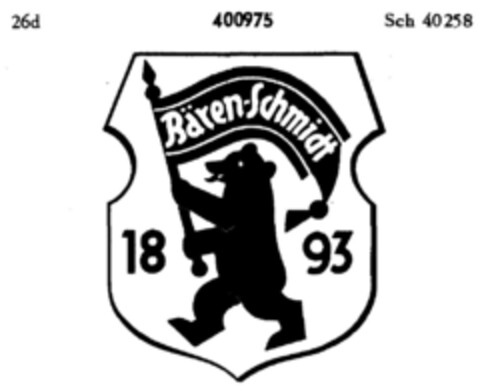 Bären-Schmidt 1893 Logo (DPMA, 21.01.1929)