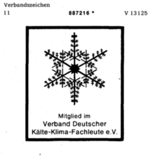 Mitglied im Verband Deutscher Kälte-Klima-Fachleute e.V. Logo (DPMA, 19.04.1971)