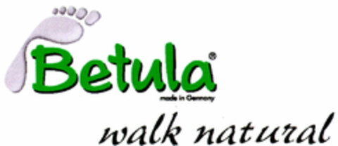 Betula made in Germany walk natural Logo (DPMA, 04/04/2000)