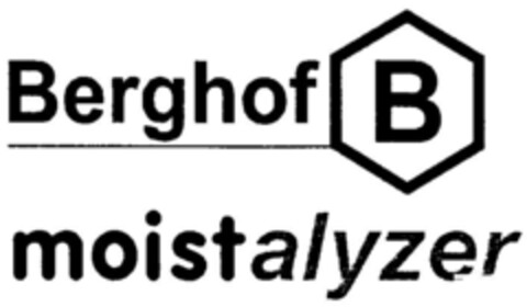 Berghof B moistalyzer Logo (DPMA, 13.12.2000)