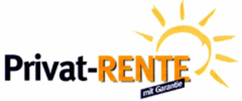 Privat-RENTE mit Garantie Logo (DPMA, 12/23/2000)