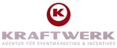 K KRAFTWERK AGENTUR FÜR EVENTMARKETING & INCENTIVES Logo (DPMA, 18.01.2008)