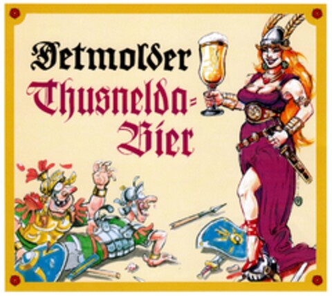 Detmolder Thusnelda Bier Logo (DPMA, 30.03.2009)