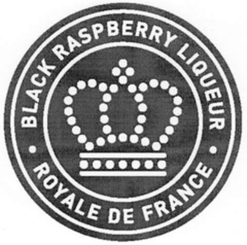 BLACK RASPBERRY LIQUEUR ROYALE DE FRANCE Logo (DPMA, 09.04.2010)