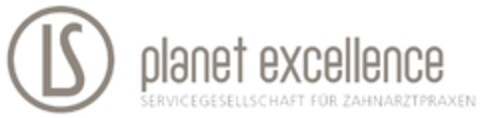 LS planet excellence SERVICEGESELLSCHAFT FÜR ZAHNARZTPRAXEN Logo (DPMA, 16.10.2012)